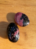 Rhodonite Palm Stone