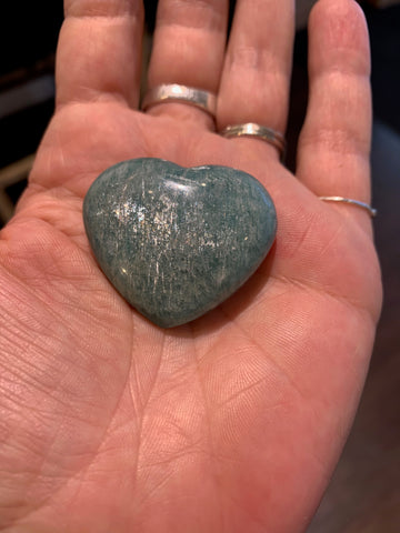 Amazonite Pocket Heart