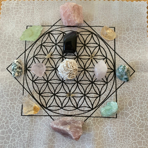 "I Can See Clearly Now" Crystal Grid