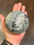 Ocean Jasper Sphere with Stand