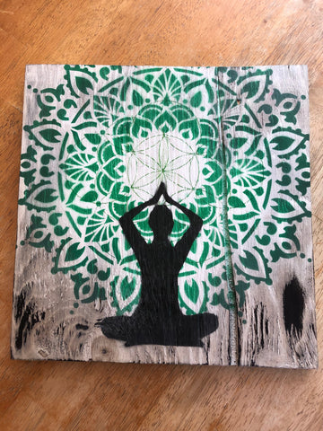 Green Meditation Mandala