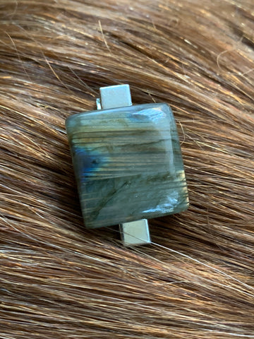 Crystal Clips- Labradorite