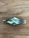 Crystal Clips- Labradorite Diamond