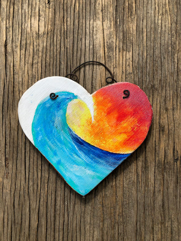 Heart Wave 1 (Wire Hanger)
