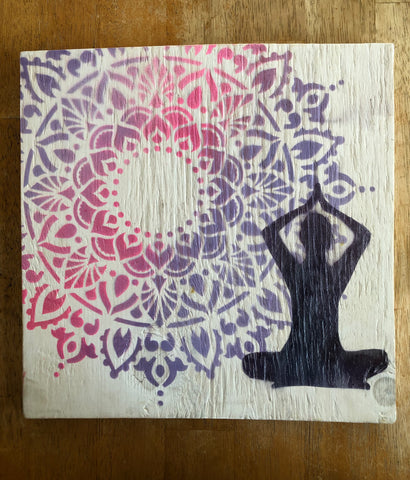 Pink and Purple Meditation Mandala