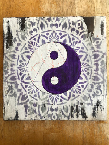 Yin Yang with Sacred Geometry