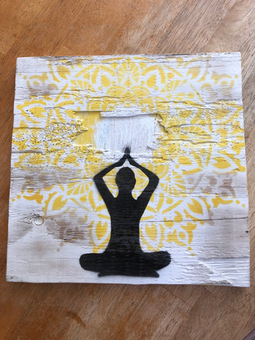 Yellow Meditation Mandala